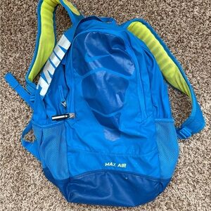 Nike Max Air Blue and Green Backpack